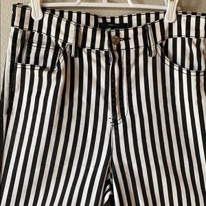 Black and White stripped jeans